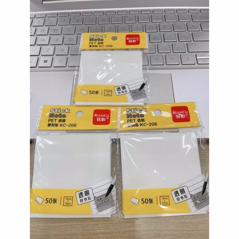 Giấy note trong suốt KuangCai KC-206