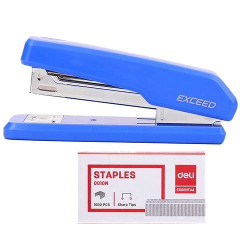 Bộ Dập Ghim Deli E0229A – Kèm 2 Hộp Ghim