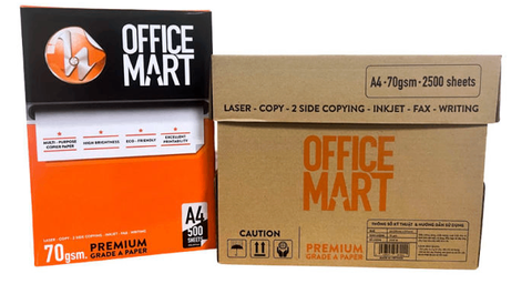 Giấy in A3 Office-mart 70gsm