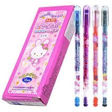 Bút gel TTORU xanh/đỏ/đen/tím