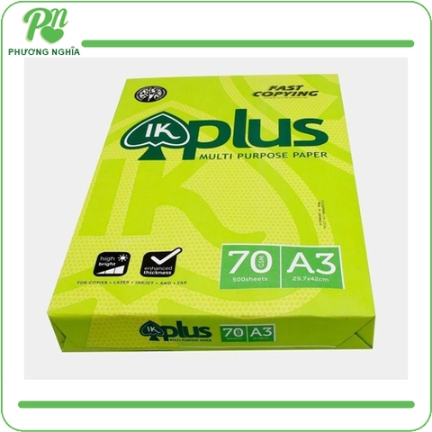 Giấy in A3 IK Plus 70gsm
