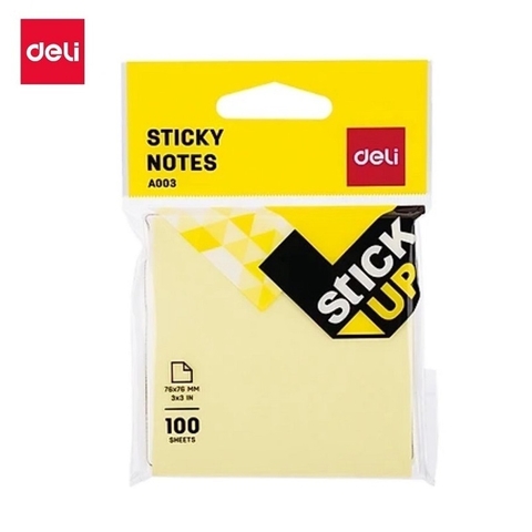 Giấy note Deli vàng