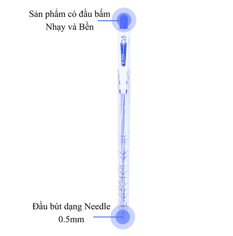 Bút bi Thiên Long TL-079 xanh