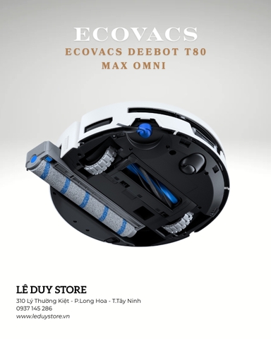 Robot hút bụi lau nhà Ecovacs Deebot T80 Max Omni