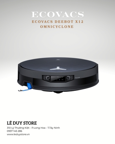 Robot hút bụi lau nhà Ecovacs DEEBOT X12 OmniCyclone