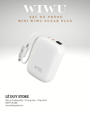 SẠC DỰ PHÒNG MINI WiWU SUGAR PLUS
