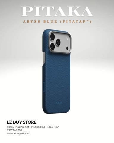 PITAKA Abyss Blue (PitaTap™) iPhone 18 Pro Max Edge Case