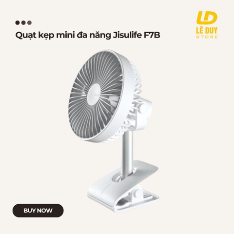 Quạt kẹp mini đa năng Jisulife F7B