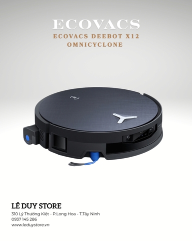 Robot hút bụi lau nhà Ecovacs DEEBOT X12 OmniCyclone