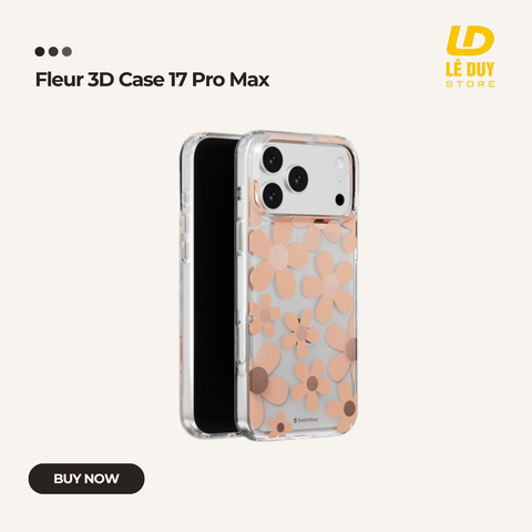 SwitchEasy Fleur 3D Case 17 Pro Max