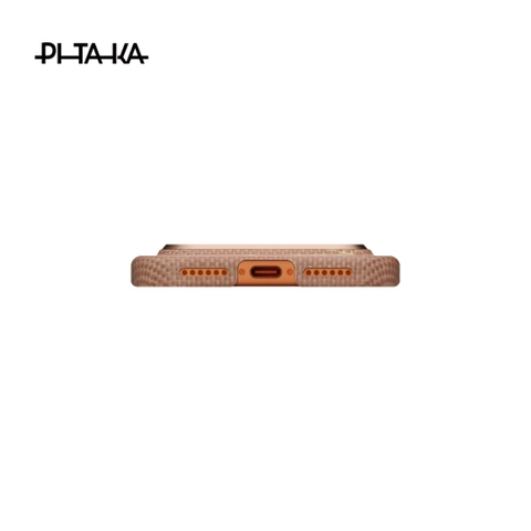 iPhone 17 ProMax PITAKA Ultra-Slim (with PitaTap) - Golden Glint