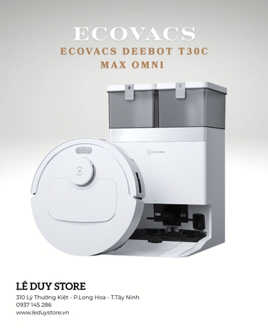 Robot hút bụi lau nhà Ecovacs Deebot T30C Max Omni
