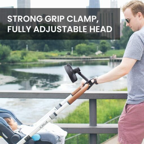 Quạt kẹp mini đa năng Jisulife F7B