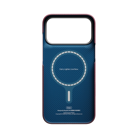 PITAKA Burgundy (PitaTap™) iPhone 18 Pro Max Edge Case