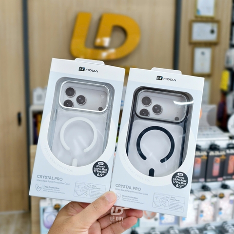 Ốp HODA Crystal Ultra iPhone 17 ProMax