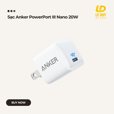 Sạc Anker PowerPort III Nano 20W