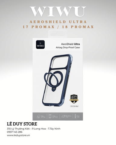 Ốp WIWU AeroShield Ultra iPhone ( Blue ) 17ProMax/18ProMax