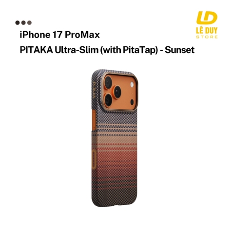 iPhone 17 ProMax - PITAKA Ultra-Slim (with PitaTap) - Sunset