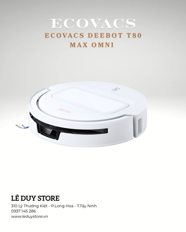 Robot hút bụi lau nhà Ecovacs Deebot T80 Max Omni