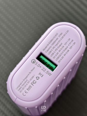 Sạc dự phòng Mazer 10.000 mAh