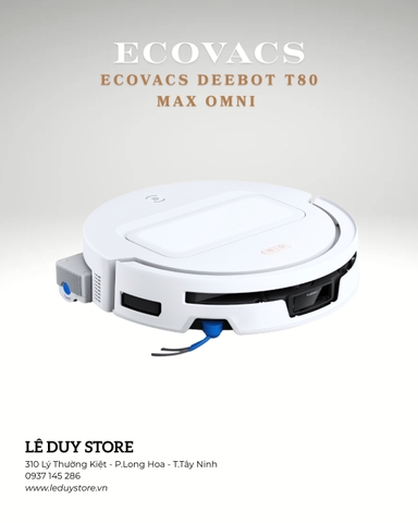 Robot hút bụi lau nhà Ecovacs Deebot T80 Max Omni