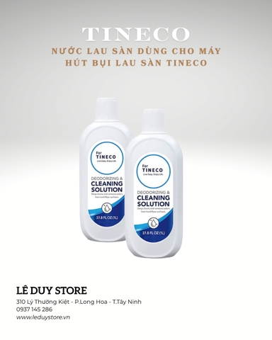 Nước lau sàn dùng cho máy hút bụi lau sàn Tineco