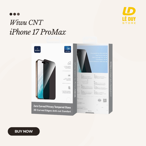 Kính chống nhìn trộm WiWU Zero iPhone 17 Series