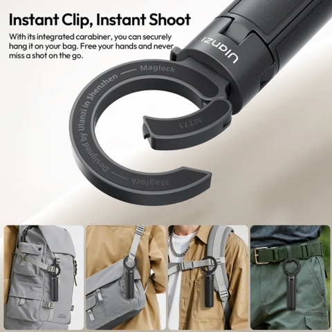 Gậy Selfie mini từ tính Ulanzi MT71 Chính Hãng