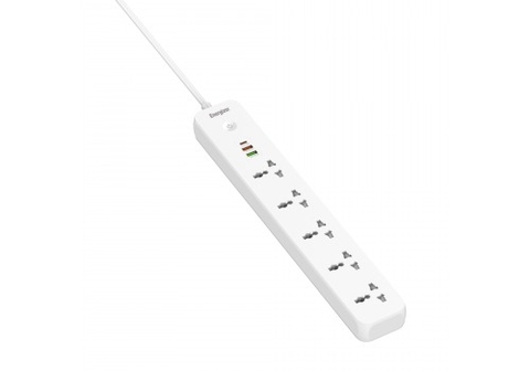 Ổ điện đa năng 5AC kèm 2USB-A và 1USB-C sạc nhanh PD (max 38W) - White - EPB2504EUWE
