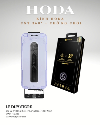 KÍNH HODA CNT 360* + CHỐNG CHÓI IPHONE 17 PROMAX
