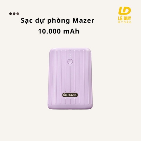 Sạc dự phòng Mazer 10.000 mAh