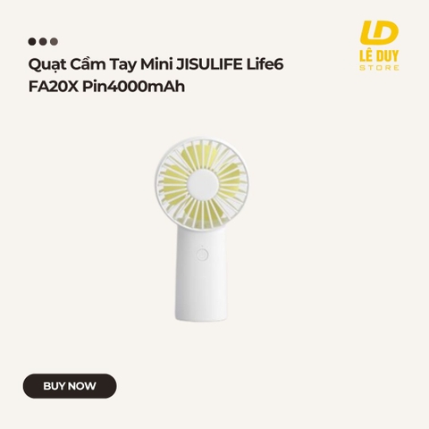Quạt Cầm Tay Mini JISULIFE Life6 FA20X