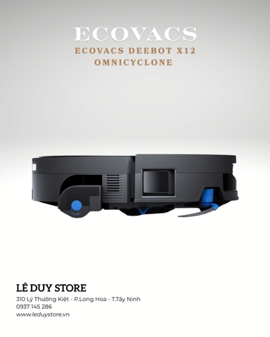 Robot hút bụi lau nhà Ecovacs DEEBOT X12 OmniCyclone