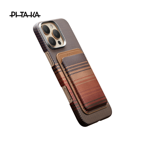 Ví PITAKA MagSafe Woven Wallet - Sunset