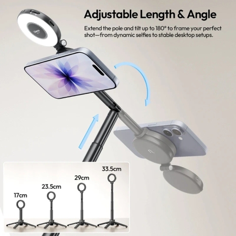 Gậy Selfie mini từ tính Ulanzi MT71 Chính Hãng