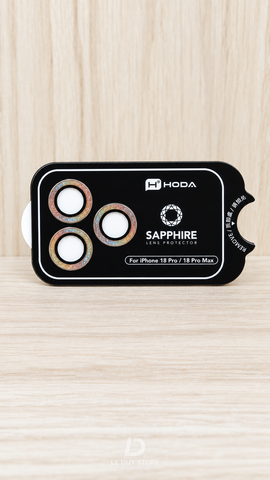 Kính Bảo Vệ Camera HODA Sapphire 18 Pro / 18 Pro Max – Colorful Glitter Diamond