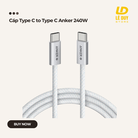 Cáp Type C to Type C Anker 240W