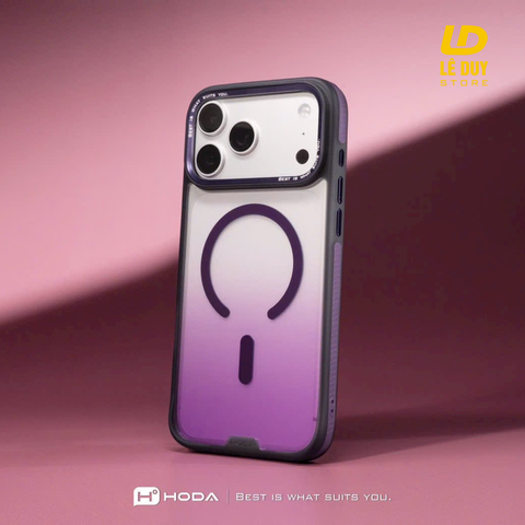 Ốp MultiColor iPhone 17 Pro Max | Tím | hoda®