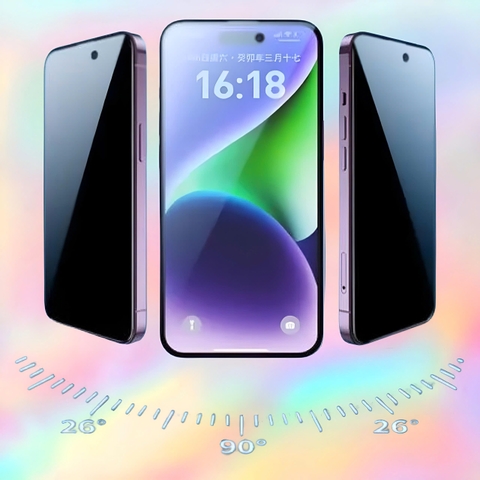 Kính cường lực chống nhìn trộm IPhone 16 Series thương hiệu Kuzoom (Hàng chính hãng)