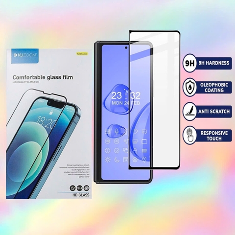 Kính cường lực Kuzoom full màn hình siêu mỏng, cảm ứng vân tay siêu mượt cho tất cả các dòng điện thoại Samsung