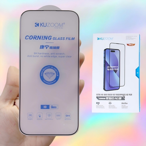 Kính cường lực trong Kuzoom 3D dành cho tất cả dòng iphone (Hàng chính hãng)