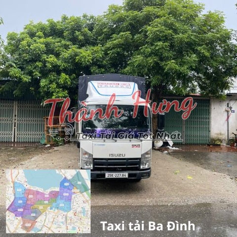 Dịch vụ xe tải chở hàng Ba Đình - Hà Nội