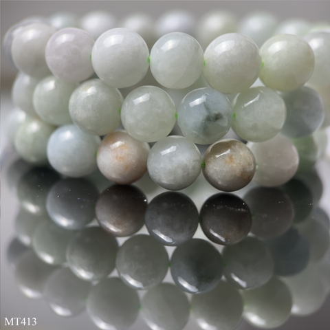 Vòng Ngọc Cẩm Thạch Jadeite 10mm Đá Tự Nhiên