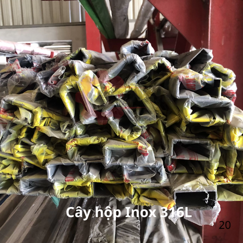 Cây hộp inox 316 L