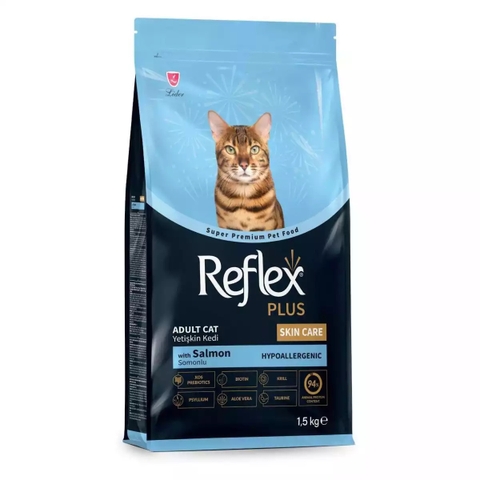 Reflex Plus cho mèo trưởng thành vị cá hồi skin care 1.5kg