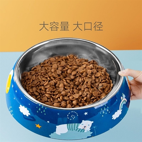 Bát Ăn Inox - Nhựa Cho Chó Mèo