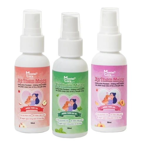 Xịt thơm miệng Mastercare - Nhiều Mùi