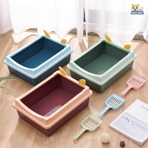 Khay vệ sinh chữ nhật tai chuột 39*30*14cm