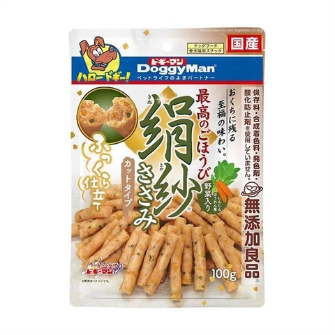 Que gà nướng mềm và rau củ 100g Doggyman