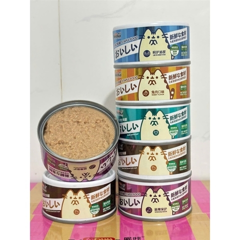 Pate cho mèo NEEKA Mo dạng đặc lon 85g